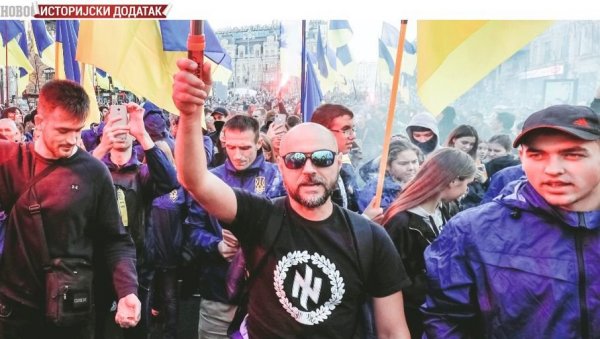 И ФРАНЦУСКА ОБУЧАВАЛА УКРАЈИНСКЕ НЕОНАЦИСТЕ: Тетоваже СС симбола на лицу И ФРАНЦУСКА ОБУЧАВАЛА УКРАЈИНСКЕ НЕОНАЦИСТЕ: Тетоваже СС симбола на лицу