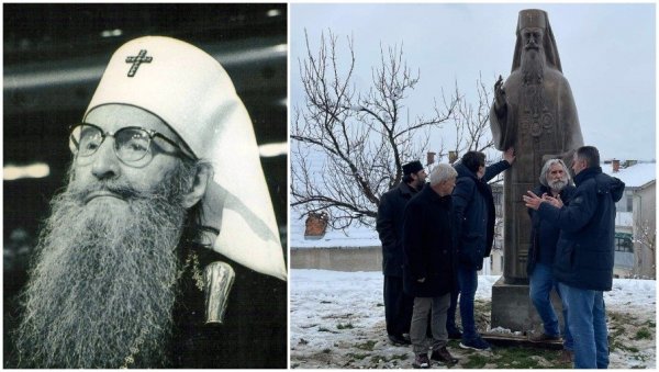 ГЕРМАН СЕ ВРАТИО У ВЕЛИКУ ДРЕНОВУ: У месту где је провео детињство, 43. патријарху подигнут је споменик који ће бити освештан 27. марта ГЕРМАН СЕ ВРАТИО У ВЕЛИКУ ДРЕНОВУ: У месту где је провео детињство, 43. патријарху подигнут је споменик који ће бити освештан 27. марта