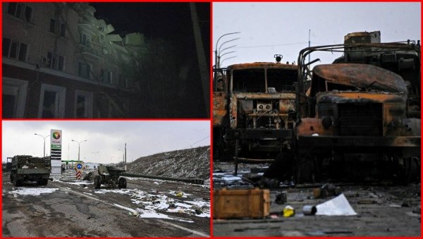 УКРАЈИНСКА ВОЈНА ТЕХНИКА СПРЖЕНА КОД ХЕРСОНА: Жестоки руски напад, од конвоја остале само олупине (ФОТО) УКРАЈИНСКА ВОЈНА ТЕХНИКА СПРЖЕНА КОД ХЕРСОНА: Жестоки руски напад, од конвоја остале само олупине (ФОТО)