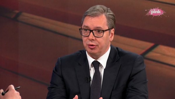 ВУЧИЋ ГОСТОВАО У ЕМИСИЈИ ИНТЕРВЈУ: Србија мора да схвати своју позицију у свету - народ да има поверење у државу ВУЧИЋ ГОСТОВАО У ЕМИСИЈИ ИНТЕРВЈУ: Србија мора да схвати своју позицију у свету - народ да има поверење у државу