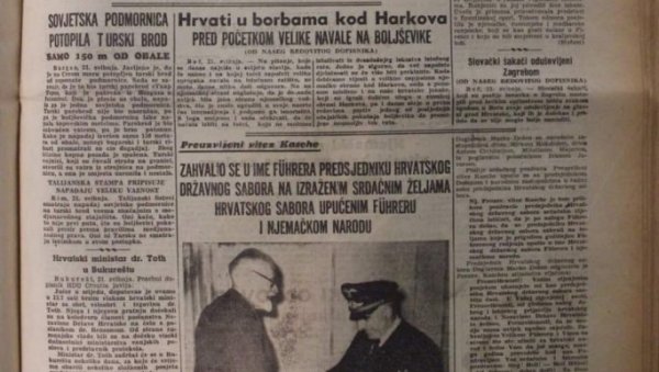 УСТАШКИ ЗЛОЧИНИ И У УКРАЈИНИ: Сведочанство о Павелићевим легионарима који су уз Вермахт јуришали на Совјете УСТАШКИ ЗЛОЧИНИ И У УКРАЈИНИ: Сведочанство о Павелићевим легионарима који су уз Вермахт јуришали на Совјете