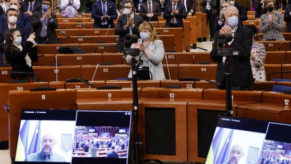 ЗБОГ ИНВАЗИЈЕ НА УКРАЈИНУ: Савет Европе избацује Русе ЗБОГ ИНВАЗИЈЕ НА УКРАЈИНУ: Савет Европе избацује Русе