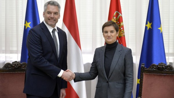 БРНАБИЋЕВА НАКОН САСТАНКА СА НЕХАМЕРОМ: Аустрија важан партнер, Србија стуб стабилности на Западном Балкану БРНАБИЋЕВА НАКОН САСТАНКА СА НЕХАМЕРОМ: Аустрија важан партнер, Србија стуб стабилности на Западном Балкану