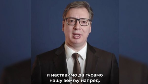 ВУЧИЋ ПОСЛАО ПОРУКУ ГРАЂАНИМА СРБИЈЕ: За све што смо успели до данас заслужни сте ви! (ВИДЕО) ВУЧИЋ ПОСЛАО ПОРУКУ ГРАЂАНИМА СРБИЈЕ: За све што смо успели до данас заслужни сте ви! (ВИДЕО)