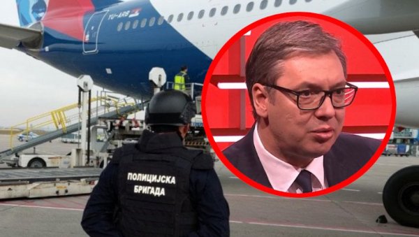 СТРАНЕ СЛУЖБЕ СТОЈЕ ИЗА ДОЈАВА О БОМБИ: Вучић о лету Београд-Москва - На нос нам је изашао тај авион СТРАНЕ СЛУЖБЕ СТОЈЕ ИЗА ДОЈАВА О БОМБИ: Вучић о лету Београд-Москва - На нос нам је изашао тај авион