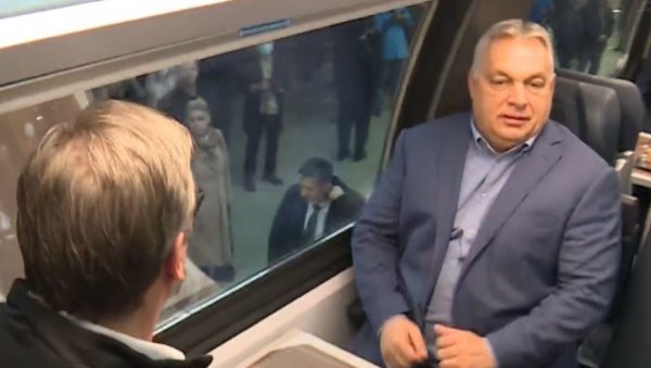 ОРБАН ПОРУЧИО ИЗ БРЗОГ ВОЗА: Ова пруга повезује исток и запад ОРБАН ПОРУЧИО ИЗ БРЗОГ ВОЗА: Ова пруга повезује исток и запад
