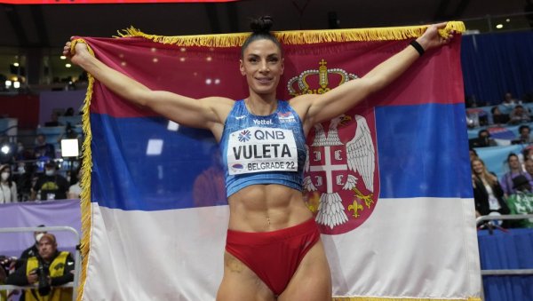 СРБИЈА СЛАВИ! Ивана Вулета је светска дворанска шампионка у атлетици! СРБИЈА СЛАВИ! Ивана Вулета је светска дворанска шампионка у атлетици!