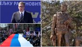 ОТКРИВЕН СПОМЕНИК ЂЕНЕРАЛУ ВЕЉКУ: Вучић поручио - Србија никада неће заборављати своје јунаке (ФОТО/ВИДЕО)