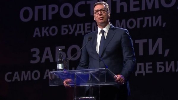 ХОЋЕТЕ ДА ВАМ СЕ ИЗВИНИМО ШТО СТЕ УБИЈАЛИ НАШУ ДЕЦУ Вучић на годишњицу НАТО агресије: Никада нећемо заборавити ХОЋЕТЕ ДА ВАМ СЕ ИЗВИНИМО ШТО СТЕ УБИЈАЛИ НАШУ ДЕЦУ Вучић на годишњицу НАТО агресије: Никада нећемо заборавити