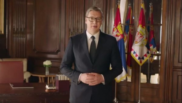 ИЗБОРИ НИСУ ИГРА, ДРЖАВА НИЈЕ ИГРАЧКА: Вучић се обратио грађанима - гласајте за мир, стабилност и сигурну будућност (ВИДЕО) ИЗБОРИ НИСУ ИГРА, ДРЖАВА НИЈЕ ИГРАЧКА: Вучић се обратио грађанима - гласајте за мир, стабилност и сигурну будућност (ВИДЕО)