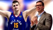 POBEDITE I AMERIKU! Predsednik Aleksandar Vučić o preokretu košarkaša Srbije: Tukli su Jokića, ali on je svetsko čudo! POBEDITE I AMERIKU! Predsednik Aleksandar Vučić o preokretu košarkaša Srbije: Tukli su Jokića, ali on je svetsko čudo!