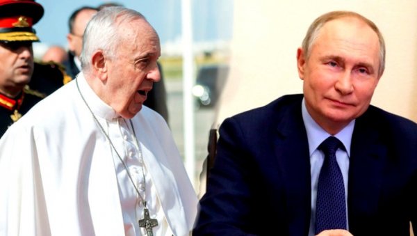 ПУТИН И ПАПА ПОШТОВАЛИ ЈЕДАН ДРУГОГ: Огласио се Кремљ поводом смрти поглавара Римокатоличке цркве ПУТИН И ПАПА ПОШТОВАЛИ ЈЕДАН ДРУГОГ: Огласио се Кремљ поводом смрти поглавара Римокатоличке цркве
