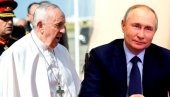 PUTIN I PAPA POŠTOVALI JEDAN DRUGOG: Oglasio se Kremlj povodom smrti poglavara Rimokatoličke crkve