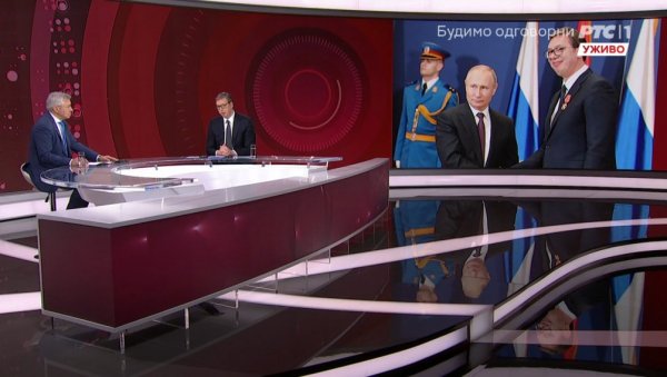 ВУЧИЋ ОТКРИО ДЕТАЉЕ РАЗГОВОРА СА ПУТИНОМ: Желео је да ме извести око ситуације у Украјини и око Буче ВУЧИЋ ОТКРИО ДЕТАЉЕ РАЗГОВОРА СА ПУТИНОМ: Желео је да ме извести око ситуације у Украјини и око Буче