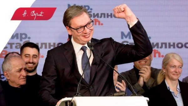 ВУЧИЋ ОСВОЈИО 58,59 ОДСТО ГЛАСОВА: РИК саопштио коначне резултате председничких избора ВУЧИЋ ОСВОЈИО 58,59 ОДСТО ГЛАСОВА: РИК саопштио коначне резултате председничких избора