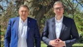 ZAVRŠEN RAZGOVOR VUČIĆA I DODIKA: Srbija neće i ne može da prihvati primenu Bonskih ovlašćenja!