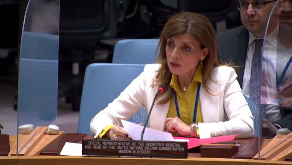 ШЕФИЦА УНМИК-а: Свеобухватна нормализација односа између две стране до сада је и даље неухватљива ШЕФИЦА УНМИК-а: Свеобухватна нормализација односа између две стране до сада је и даље неухватљива