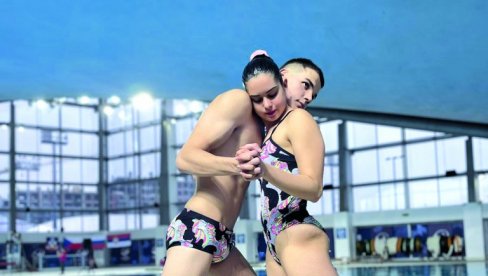 SRPSKI DUET DEVETI NA SVETU: Jelena Kontić i Ivan Martinović dobri u disciplini miks tehnički duet na SP u Fukuoki