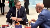 VUČIĆ SE SASTAO SA MIŠELOM: Razgovor o evropskoj perspektivi Srbije (FOTO)