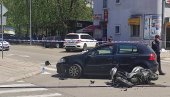 MOTOCIKLISTA PRELETO PREKO HAUBE AUTOMOBILA: Teška saobraćajna nesreća u centru Bara MOTOCIKLISTA PRELETO PREKO HAUBE AUTOMOBILA: Teška saobraćajna nesreća u centru Bara