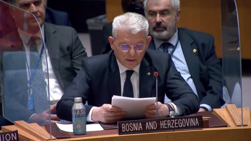 NOVI NAPAD NA SRPSKU: DŽaferović zloupotrebio govor pred Savetom bezbednosti za širenje propagande političkog Sarajeva; udario i na Milanovića NOVI NAPAD NA SRPSKU: DŽaferović zloupotrebio govor pred Savetom bezbednosti za širenje propagande političkog Sarajeva; udario i na Milanovića