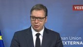ВУЧИЋ ИЗ БРИСЕЛА О НОВОМ ПОТЕЗУ ПРИШТИНЕ: Србија ће озбиљно и одговорно одговорити! ВУЧИЋ ИЗ БРИСЕЛА О НОВОМ ПОТЕЗУ ПРИШТИНЕ: Србија ће озбиљно и одговорно одговорити!
