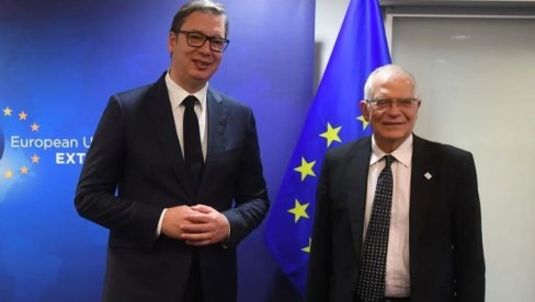 VUČIĆ SE SASTAO SA BORELJOM: Predsednik nastavio radnu posetu Briselu (FOTO) VUČIĆ SE SASTAO SA BORELJOM: Predsednik nastavio radnu posetu Briselu (FOTO)
