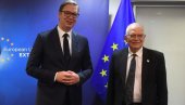 ВУЧИЋ СЕ САСТАО СА БОРЕЉОМ: Председник наставио радну посету Бриселу (ФОТО) ВУЧИЋ СЕ САСТАО СА БОРЕЉОМ: Председник наставио радну посету Бриселу (ФОТО)