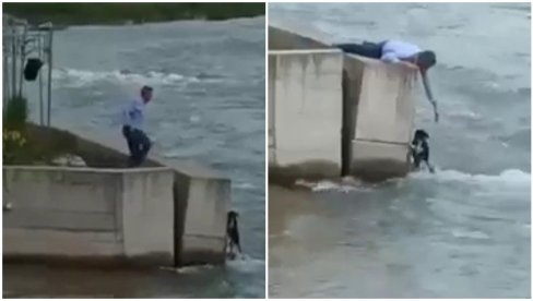 IZAŠAO SA SVADBE DA SPASI PSA: Pogledajte dramatično izvlačenje životinje iz nabujalog Lima u Beranama (VIDEO) IZAŠAO SA SVADBE DA SPASI PSA: Pogledajte dramatično izvlačenje životinje iz nabujalog Lima u Beranama (VIDEO)