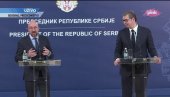 ВУЧИЋ НАКОН САСТАНКА СА МИШЕЛОМ: Циљ Србије је да настави европским путем (ВИДЕО) ВУЧИЋ НАКОН САСТАНКА СА МИШЕЛОМ: Циљ Србије је да настави европским путем (ВИДЕО)