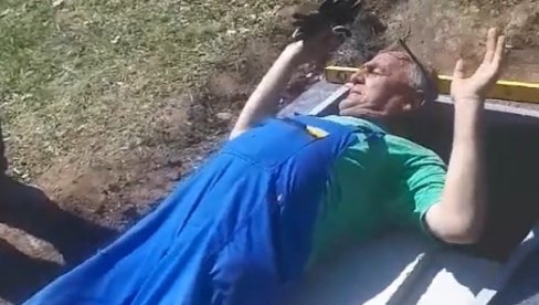 MILADIN ODRŽAO PROBU SVOJE SAHRANE: Platio radnicima da kukaju za njim (VIDEO) MILADIN ODRŽAO PROBU SVOJE SAHRANE: Platio radnicima da kukaju za njim (VIDEO)
