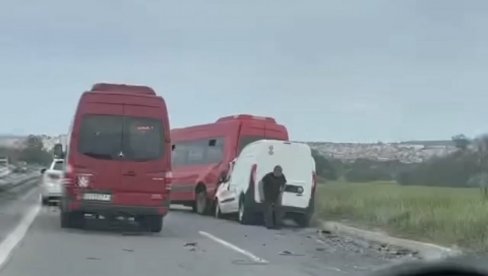 SUDAR U BEOGRADU: Udes dva vozila na putu za Železnik (VIDEO)