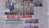 ГЛАВНА ВЕСТ У ХРВАТСКИМ МЕДИЈИМА: Милановић се спрема за рат са Србијом ГЛАВНА ВЕСТ У ХРВАТСКИМ МЕДИЈИМА: Милановић се спрема за рат са Србијом