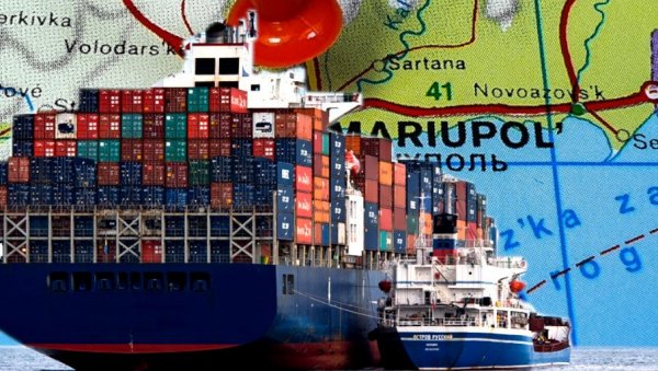 ПРВИ БРОД УПЛОВИО У МАРИУПОЉ: Ево шта је натоварено на руско пловило - Украјинци побеснели ПРВИ БРОД УПЛОВИО У МАРИУПОЉ: Ево шта је натоварено на руско пловило - Украјинци побеснели