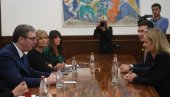 VUČIĆ SE SASTAO SA FON KRAMON: Predsednik razgovarao sa poslanicom Evropskog parlamenta VUČIĆ SE SASTAO SA FON KRAMON: Predsednik razgovarao sa poslanicom Evropskog parlamenta