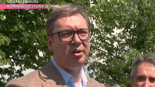 ВУЧИЋ О ЛАЖИМА ПОЈЕДИНИХ МЕДИЈА: Председник одговорио на тврдње да је Захарова негирала његове речи ВУЧИЋ О ЛАЖИМА ПОЈЕДИНИХ МЕДИЈА: Председник одговорио на тврдње да је Захарова негирала његове речи