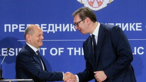 MRAK JE BIO KADA SAM DOŠAO... Vučić otkrio šta mu je rekao Šolc - Vidim ogroman napredak i da su svuda dizalice
