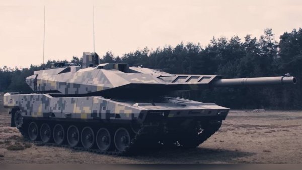 ПРЕДСТАВЉЕНА НЕМАЧКА „АРМАТА“: Компанија Рајнметал приказала своје најмодерније тенкове и са куполом без посаде (ВИДЕО) ПРЕДСТАВЉЕНА НЕМАЧКА „АРМАТА“: Компанија Рајнметал приказала своје најмодерније тенкове и са куполом без посаде (ВИДЕО)