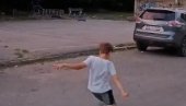 DETE PARTIZANA OČARALO SVET: Mališan bravurama na bežanijskim ulicama oduševio planetu (VIDEO)