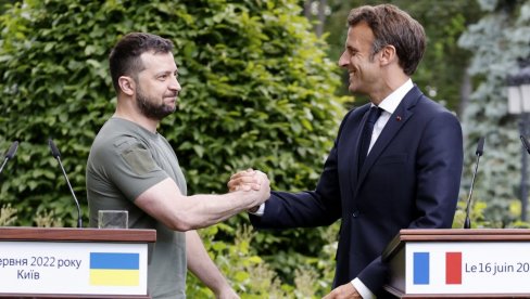 ZAVRŠEN SASTANAK MAKRONA I ZELENSKOG: U razgovor se uključilo još nekoliko evropskih lidera i drugih zvaničnika - ovo su bile glavne teme