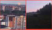 СНИМАК ПАДА РУСКОГ АВИОНА: Код Рјазања се срушила војна летелица - четворо погинулих (ВИДЕО)
