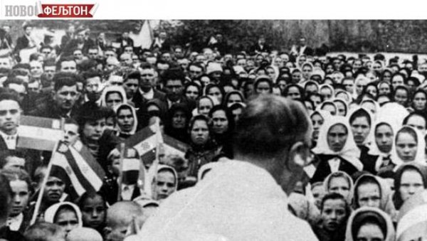 ФЕЉТОН - НАРОД ПОДИЖЕ УСТАНАК ЗБОГ УСТАШКОГ ТЕРОРА: Хрватска је постала огромна крстионица и џиновска кланица ФЕЉТОН - НАРОД ПОДИЖЕ УСТАНАК ЗБОГ УСТАШКОГ ТЕРОРА: Хрватска је постала огромна крстионица и џиновска кланица