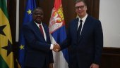 VUČIĆ SA PREMIJEROM SAO TOME I PRINSIPE: Zahvalan na podršci suverenitetu i teritorijalnom integritetu Srbije