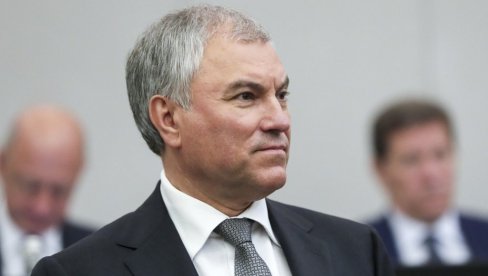 MOSKVA SE OBRAČUNAVA SA STRANIM AGENTIMA Volodin: Moći će da podižu novac sa posebnog računa samo u Rusiji MOSKVA SE OBRAČUNAVA SA STRANIM AGENTIMA Volodin: Moći će da podižu novac sa posebnog računa samo u Rusiji