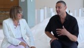 ДОБИТНИК СРЕБРНОГ ЛАВА У ВЕНЕЦИЈИ ГОСТ БЕОГРАДА: Али Шери и Маја Гојковић обишли МСУБ ДОБИТНИК СРЕБРНОГ ЛАВА У ВЕНЕЦИЈИ ГОСТ БЕОГРАДА: Али Шери и Маја Гојковић обишли МСУБ