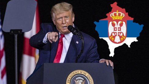 TRAMP SE OGLASIO O KOSOVU I METOHIJI: Američki predsednik otkrio čime se bavi njegova administracija