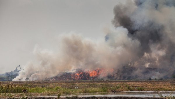 ДИМ СА ДЕПОНИЈЕ ИЗНАД СУРДУЛИЦЕ СВЕ ВЕЋИ: Комшије из Владичиног Хана спремне да помогну ДИМ СА ДЕПОНИЈЕ ИЗНАД СУРДУЛИЦЕ СВЕ ВЕЋИ: Комшије из Владичиног Хана спремне да помогну