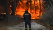 VELIKI POŽAR NA SVETOJ GORI: Vatra bukti nedaleko od manastira, vatrogasne ekipe na terenu