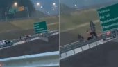 OPŠTA TUČA NA CRNOGORSKOM AUTO-PUTU: Grupa mladića izašla iz kola i fizički se obračunala nasred puta (VIDEO)