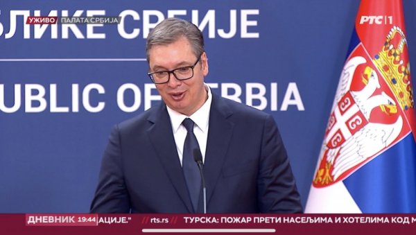 ВУЧИЋ ПОСЛЕ САСТАНКА СА САНЧЕЗОМ: Имам добру вест ВУЧИЋ ПОСЛЕ САСТАНКА СА САНЧЕЗОМ: Имам добру вест